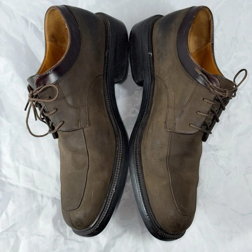 Cole Haan City Waterproof Lace Up Casual dress Shoes Brown Leather Men's Sz 9.5